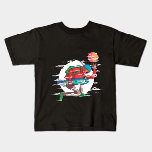 GRAB THE BOARD Kids T-Shirt